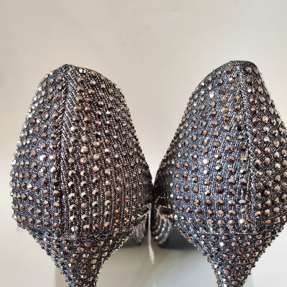 Steve Madden Glittering Silver Heels - Picture 13 of 13